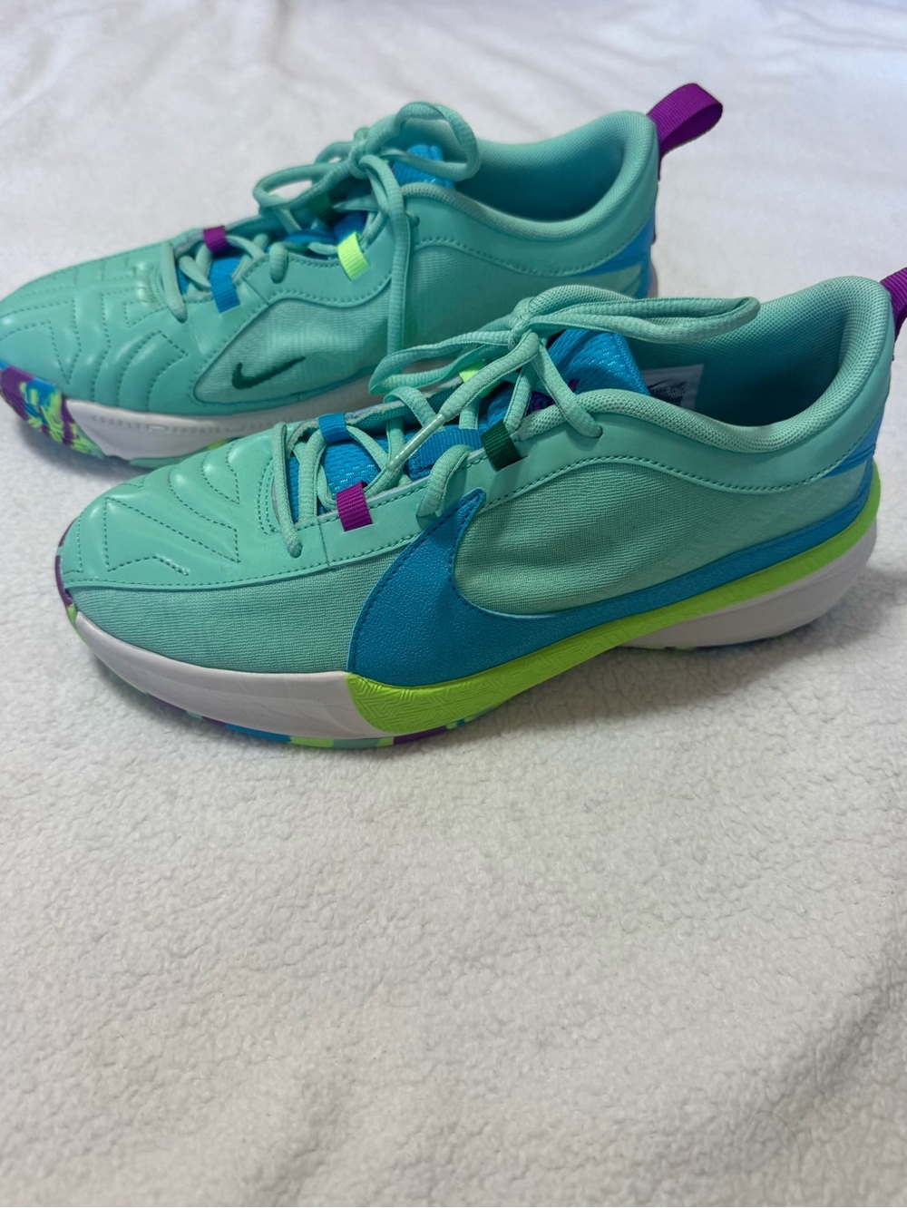 Nike Giannis Freak 5 Greece x Nigeria Basketball Shoes Size 6.5Y